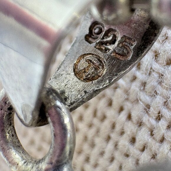 Antique Sterling Silver Repoussé Scroll Design Match Box Pendant 30" Ball & Pin - Picture 10 of 16